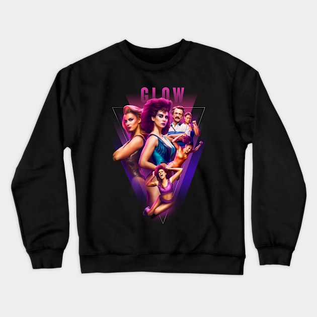 Ladies of wrestling Crewneck Sweatshirt by Trazzo